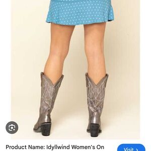 “On the dot” side slit skirt size M idyllwind